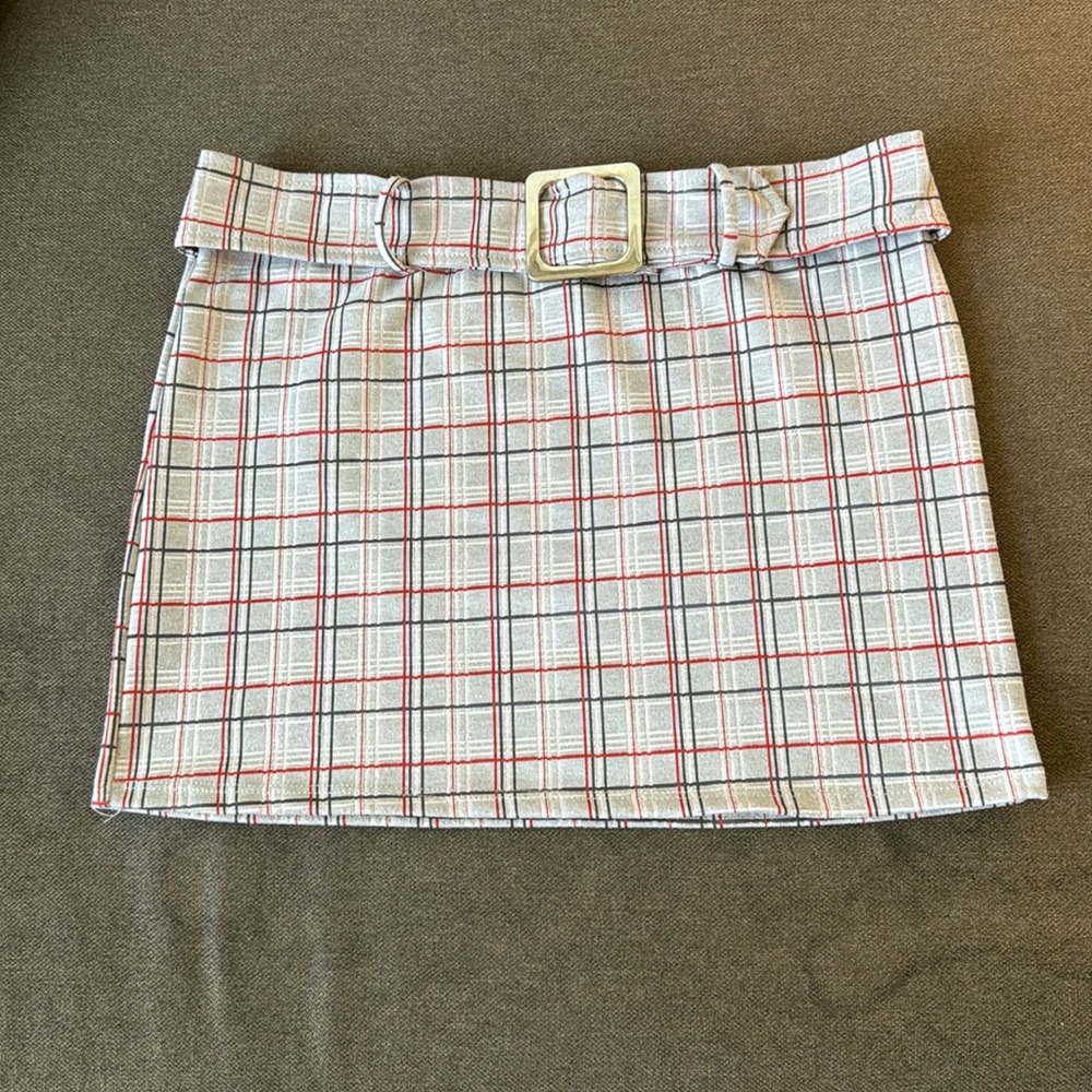 Platted Mini skirt